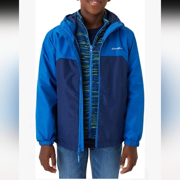 Kids Eddie Bauer Lone Peak 3-in-1 Insulated Windbreaker Jacket - Picture 5 of 11